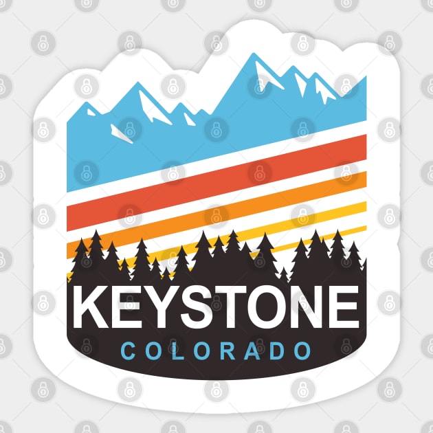 Keystone Colorado Sticker by Eureka Shirts